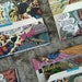 Recycled Superhero Stationery, Repurposed Marvel Comic Book Envelopes - Set of 5