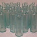 c1880s Group of 23 Blown glass Cork Top Aqua Glass 12 Sided Medicine Bottles,plus 5 others, RESERVED