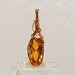 Montana Topaz Gold Pendant