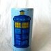Doctor Who "I think you call me... Sexy." TARDIS quote mug- Tall, skinny, powder blue mug with Idris Quote
