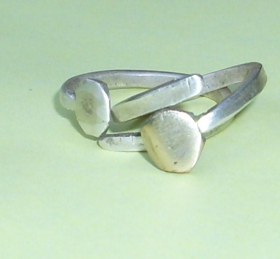 Sterling Silver Horseshoe Nail Ring by ShireJewelry on Etsy