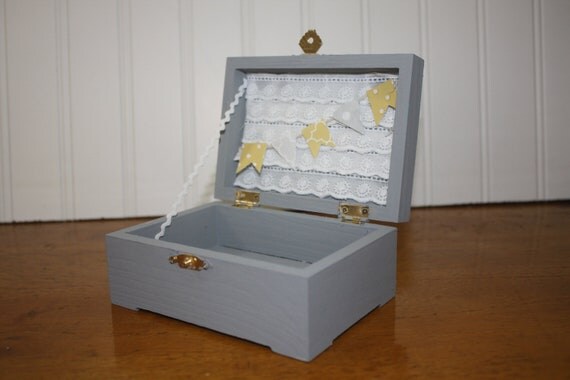 Business Card Holder Gray And Yellow