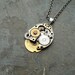 Clockwork Necklace "Rectifier" Machine Inspired Art Recycled Mechanical Watch Sculpture Steampunk Sculpture Necklace AMECHANICALMIND