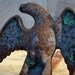 Eagle Snowbird Cast Iron Antique Snowguard Rusty Chippy Green Paint Rare