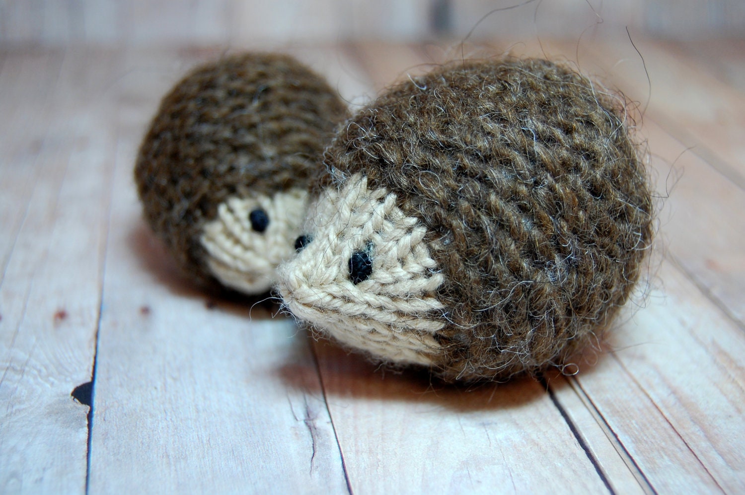 Hedgehogs Ornament Toy Knit Waldorf Soft Toy Hedgehog Parent