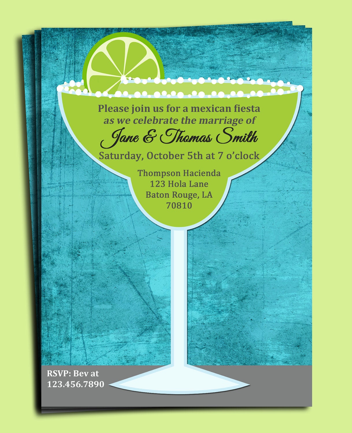 Margarita Party Invitations 4