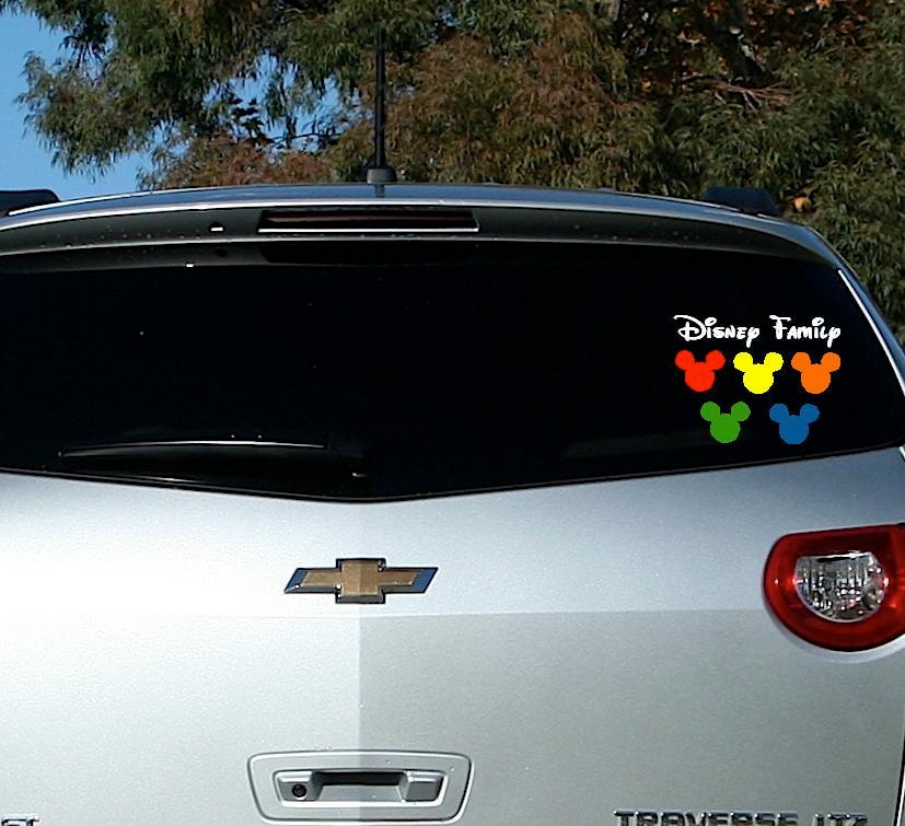 Disney Family Mickey Mouse Car Decal