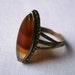 Vintage Sterling Silver Agate Ring