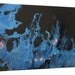 Painting on Canvas Large Original Abstract Painting Black and Blue Painting Acrylic Painting Wall Art Pour Painting 36x24 By DAY