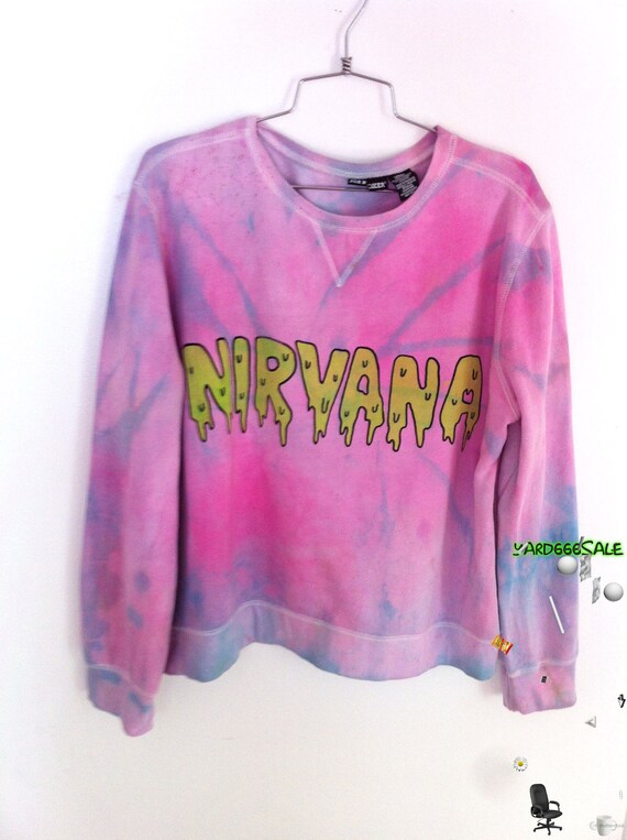 nirvana tie dye sweater