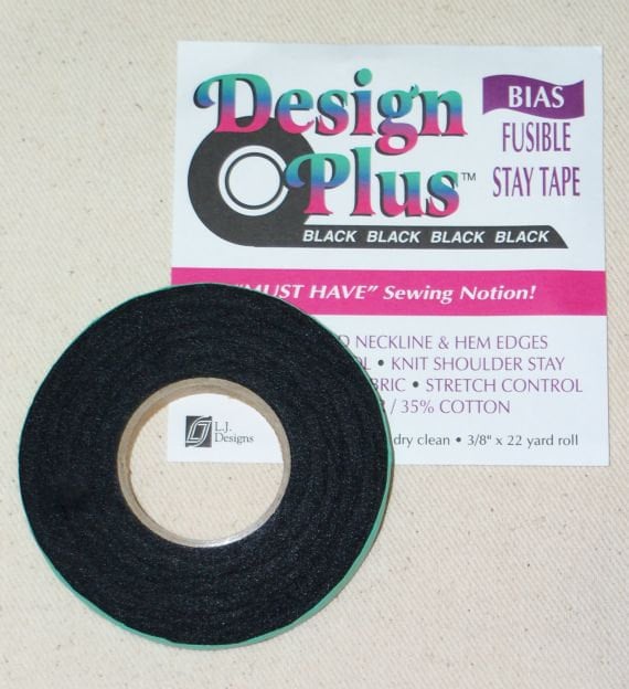 21.87 Yards Black Cotton Ribbon, 1.57 Inch Bias Tape Flat Black Bias