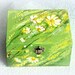 Jewelry Box with flower meadow 6.1 "x 4.7"