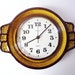 Vintage Ceramic Wall Clock from Staiger Made in Germany