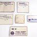 Antique Medicine Apothecary Pharmacy Labels (No.14) from 1890s (Set of 6 blank labels) - Paper Crafts, Altered Art, Halloween Decor