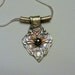 Handcrafted Fine Silver PMC Pendant with Natural Freshwater Pearl