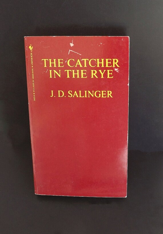Vintage Book Catcher In The Rye J D Salinger Bantam Literary