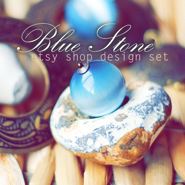 Etsy banner Jewelry banners Rustic stone Etsy shop banner