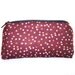 Brown & Polka Dots Flannel Padded Pipe Pouch 5.5"