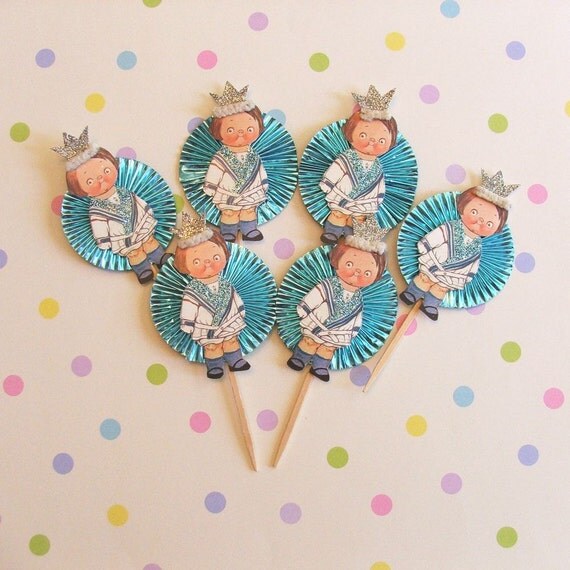 Little Prince Cupcake Toppers