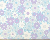 Vintage floral fabric remnant