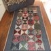 Scrappy Quilt Table Runner Civil War Reproduction