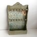 Upcycled Vintage Spoon Rack - Wall Mount Jewelry Organizer - Cottage Chic Spoon Rack Jewelry Holder