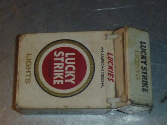 Collectable Lucky Strike Cigarette Lighter by JanniesJunkandJems