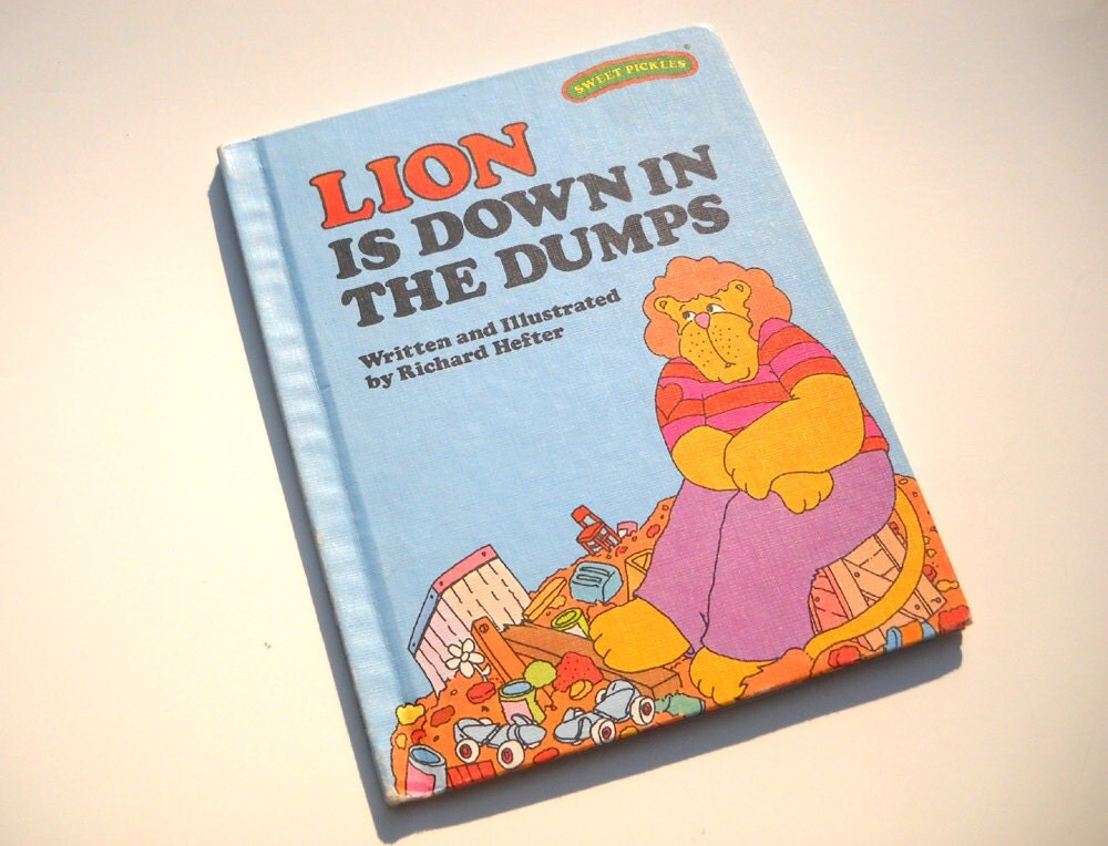 Vintage Sweet Pickles Book Lion is Down in the by ManateesToyBox