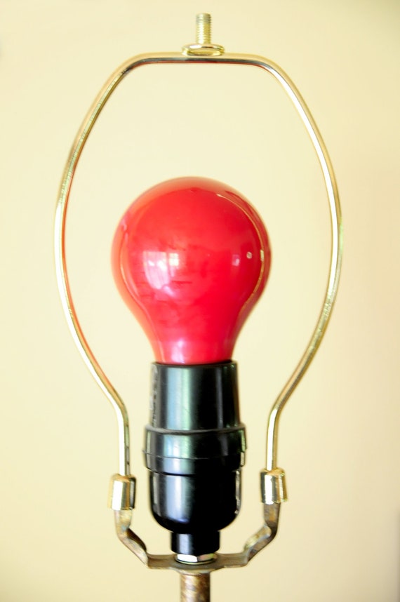 Red Darkroom Safelight Bulb for a darkroom from days gone by