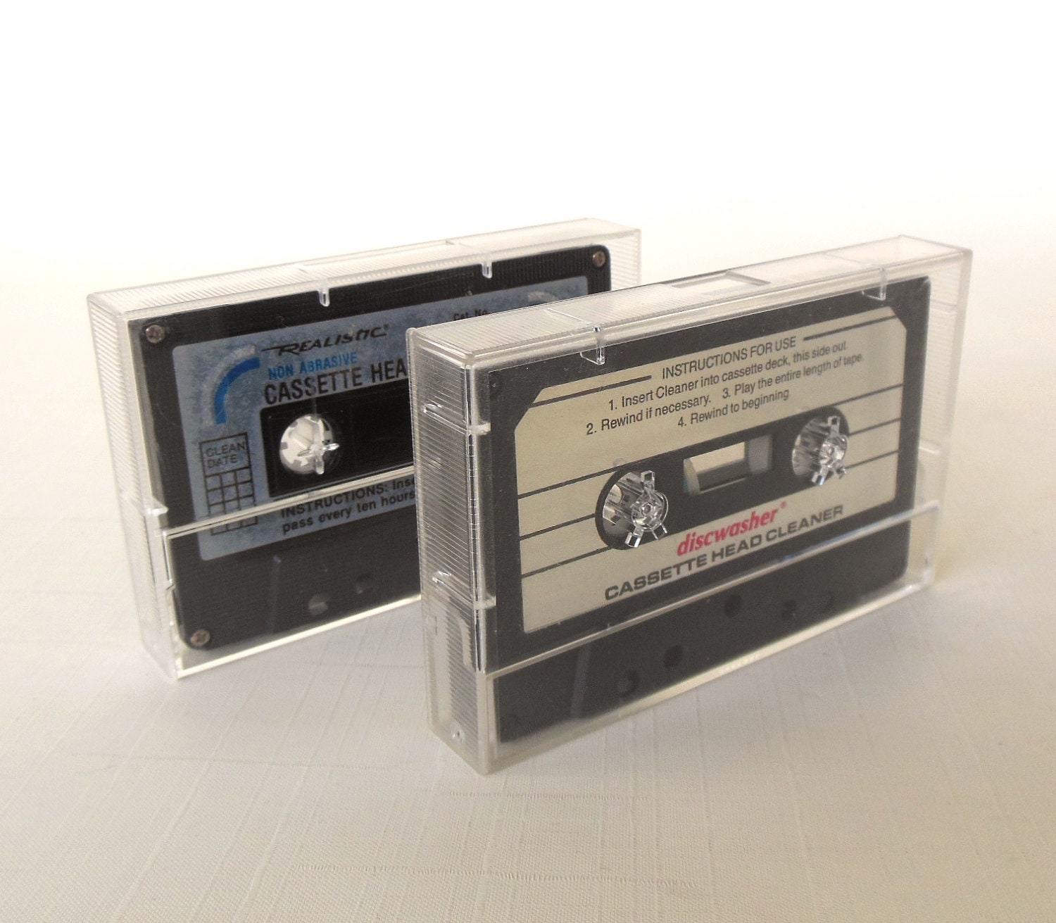 Audio Cassette Tape Head Cleaners Discwasher Realistic