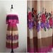 Vintage The Breeze of the Seventies Floral Strapless Dress. Size Small
