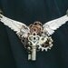 Winged Key Steampunk Necklace