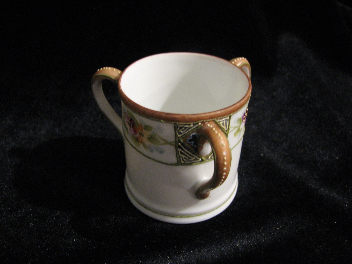 Moriage Nippon Cup Hand Painted Decoration by thelongacreflea