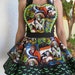 A Batty Halloween Apron With Monsters