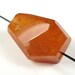 Translucent Carnelian Simple Cut Rough Nugget Bead - 21mm x 15mm x 12mm - A2154