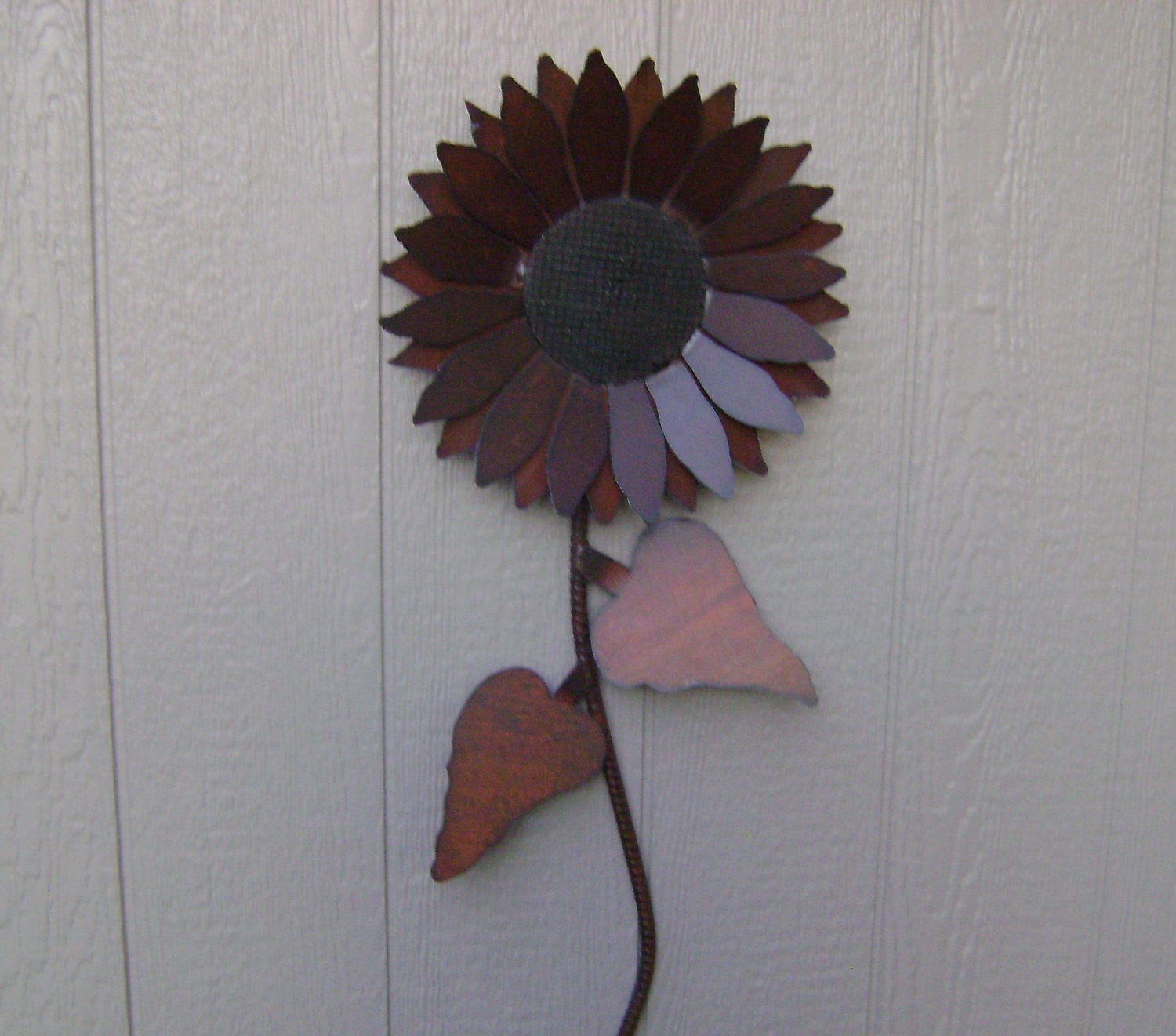 Sunflower Metal Garden Art Rusty Metal by northwindmetalart