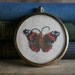 Small Vintage Embroidery in Brass Frame