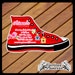 CONVERSE tennis shoe boy girl girly happy invitation shoes invitations birthday party printable file digital diy piy