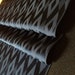 Last Piece - 72 inches - Vintage Japanese Kimono Silk - Very dark midnight blue - woven diamond pattern