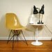 Herman Miller Eames DSR Chair With Eiffel Base - Mid Century Modern Fiberglass Shell Chair With Wire Base