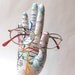 London Tube Map Fabric Hand Jewelry Display HAND-Stand