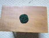 Lovely Celtic knot mini dollhouse hot pad-hand tied 1/12 scale