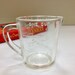 Vintage Glasbake Measuring Cup one spout, one cup
