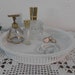 White Shabby Chic Tray Ornate Beach Cottage Paris French Country Farmhouse Lovely Feminine Bedroom Decor Wedding Serving Tray Distressed
