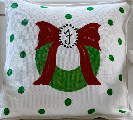 Items similar to Personalized Christmas Pillow Cover on Etsy