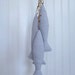 Blue and White Fish Tassels - Nautical Curtain Tie Backs - Nursery Decor - Kids Room Decor