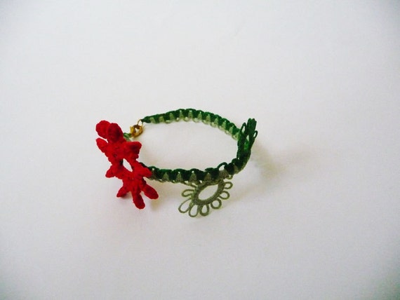 Handcrafted bracelet Floweret - for Baby