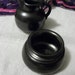 Vintage Black Pottery Cream and Sugar from Prinknash Monastery in England Mint Condition Only 10 USD