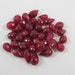 Natural Ruby Briolettes (4 pieces)