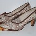 Vintage Women 70s shoes size 6.5 high heels pumps By Miss Wonderful fab Fall fashion Ready to ship from Colorado
